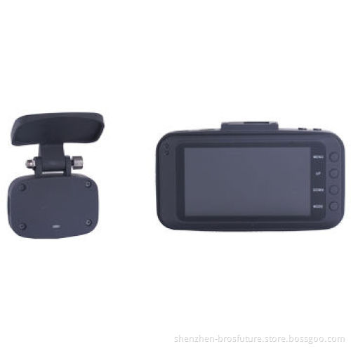 Ambarella chipset FHD 1080p@30fps dual lens car dash cam support G sensor and one button mute